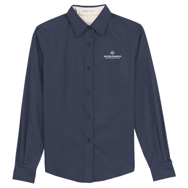   - Ladies Long Sleeve Easy Care Shirt Thumbnail