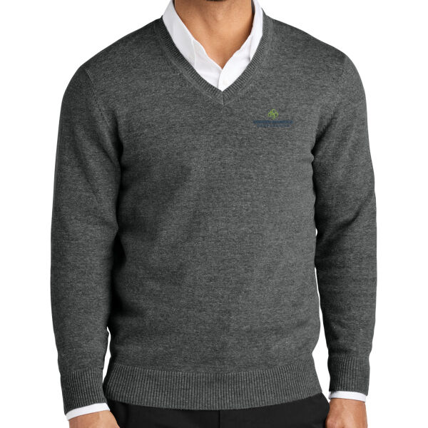   - Easy Care V Neck Sweater Thumbnail