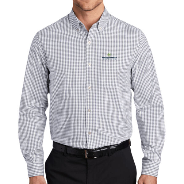   - Broadcloth Gingham Easy Care Shirt Thumbnail